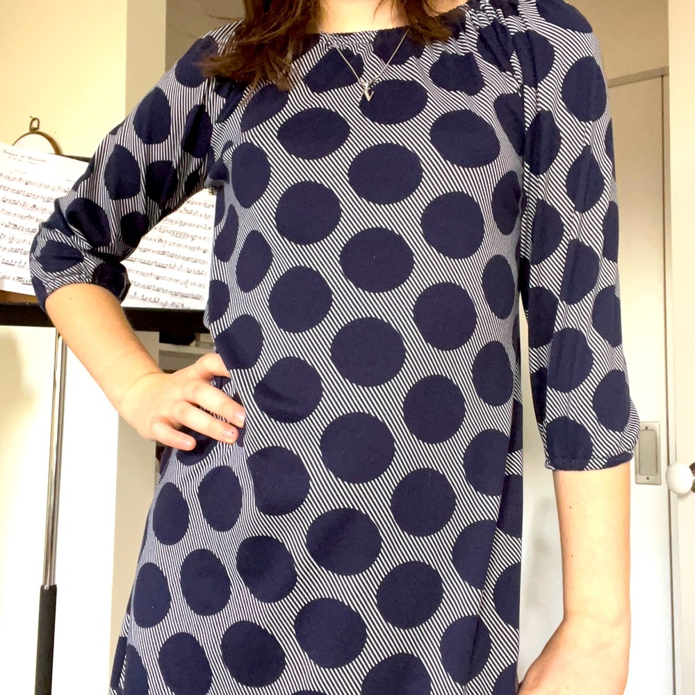 Maggie breen polka dotted dress